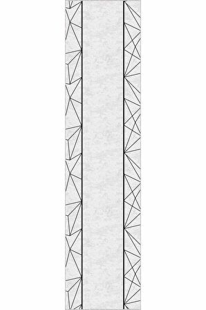 Gri Kaymaz Çerçeveli Kesme Rulo Özel Ölçülü Yolluk AR369