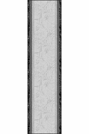 Gri Kaymaz Çerçeveli Kesme Rulo Özel Ölçülü Yolluk AR448