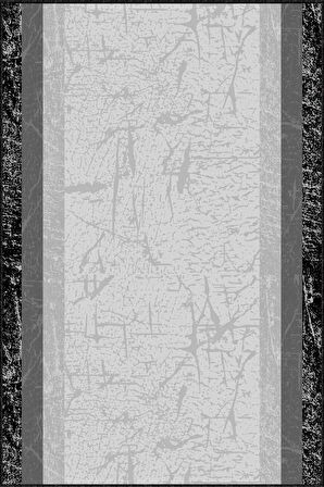 Gri Kaymaz Çerçeveli Kesme Rulo Özel Ölçülü Yolluk AR448