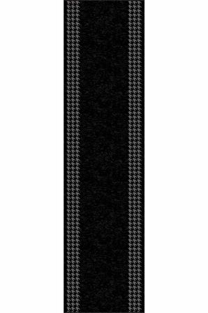 Siyah Kaymaz Çerçeveli Kesme Rulo Özel Ölçülü Yolluk AR506