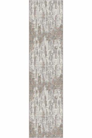 Bej Kaymaz Taban Vintage Kesme Rulo Özel Ölçülü Yolluk AR649