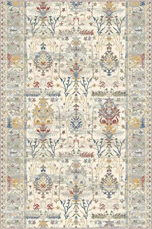 Renkli Kaymaz Klasik Motifli Özel Ölçü Rulo Yolluk AR659