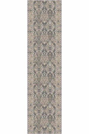 Gri Kaymaz Klasik Motifli Kesme Rulo Özel Ölçü Yolluk AR660