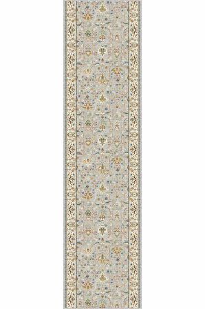 Renkli Kaymaz Klasik Motifli Özel Ölçü Rulo Yolluk AR661