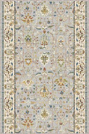 Renkli Kaymaz Klasik Motifli Özel Ölçü Rulo Yolluk AR661