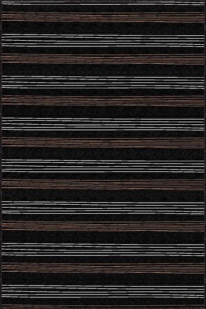 Siyah Sade Desensiz Kaymaz Tabanlı Dekoratif Halı AR686