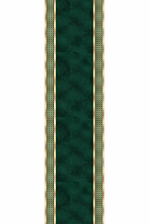 Yeşil Gold Kaymaz Çerçeveli Özel Ölçü Rulo Yolluk AR733