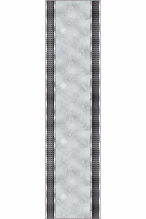 Gri Kaymaz Çerçeveli Kesme Rulo Özel Ölçülü Yolluk AR737