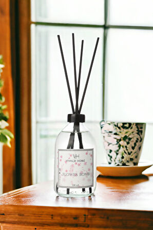 Flower Bomb Çubuklu Oda Kokusu Esansiyel Uçucu Yağ 100ml