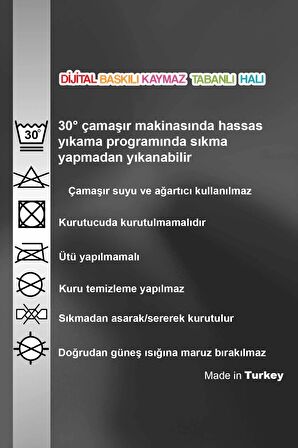 Lacivert Çiçek Temalı Oval Banyo Klozet Paspas Seti BS095