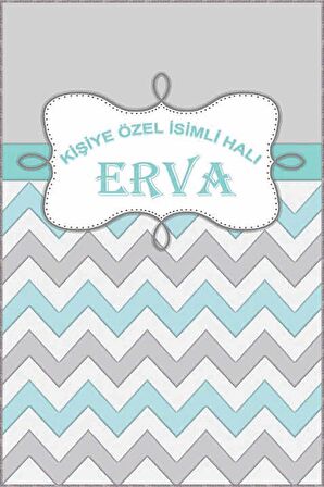 Mavi Yıkanabilir Kaymaz Taban Bebek Halısı İsimli Halı KD12