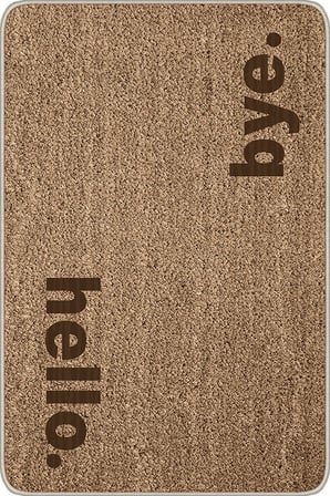 Bej Hello Bye Kapı Önü Paspası KP14 80 x 120 cm