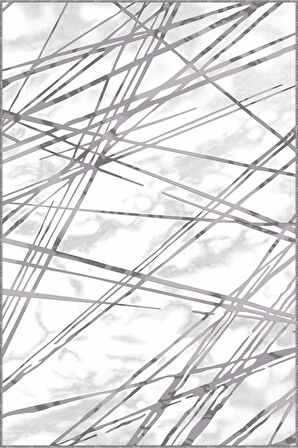 Gri Spor Kaymaz Tabanlı Makinede Yıkanabilir Halı NT001