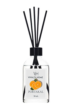 Kavun, Portakal, Şakayık Çubuklu Oda Kokusu Esansiyel Uçucu Yağ 50 ml x 3'lü Set