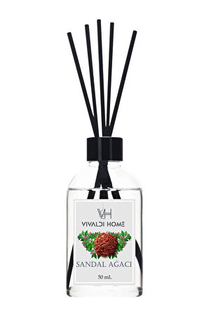 Lilyum, Sandal Ağacı, Vanilya Çubuklu Oda Kokusu Esansiyel Uçucu Yağ 50 ml x 3'lü Set