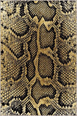 Gold Crocodile Kaymaz Taban Makinede Yıkanabilir Halı RV233