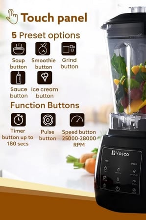 Home Pro Blender 1600W 2L Siyah