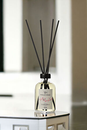 Sakura Çiçeği Çubuklu Oda Kokusu Esansiyel Uçucu Yağ 50ml