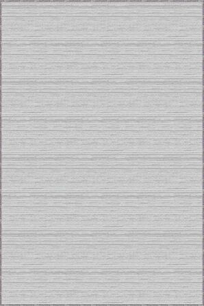 Gri Sade Desensiz Kaymaz Tabanlı Dekoratif Halı ST03