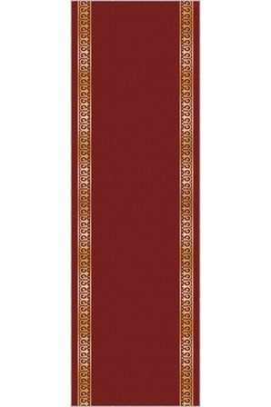 Bordo Klasik Motifli Protokol Yolluk Halı Özel Ölçülü VH063
