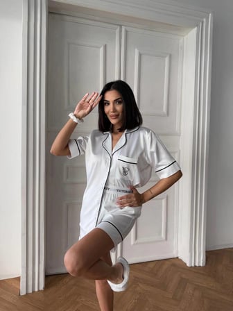 Victoria"s Secret İpek Saten Yazlık Pijama Takımı 