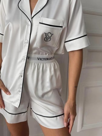 Victoria"s Secret İpek Saten Yazlık Pijama Takımı 