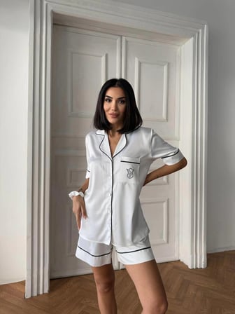 Victoria"s Secret İpek Saten Yazlık Pijama Takımı 