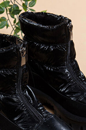 Çocuk Ortopedik Suya Soğuk Havaya Dayanıklı Fermuarlı Kaymaz Taban Vicco Kar Botu