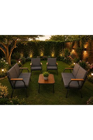 VİENTO 2-2-1-1 BAHÇE BALKON MOBİLYASI,SEHPALI,