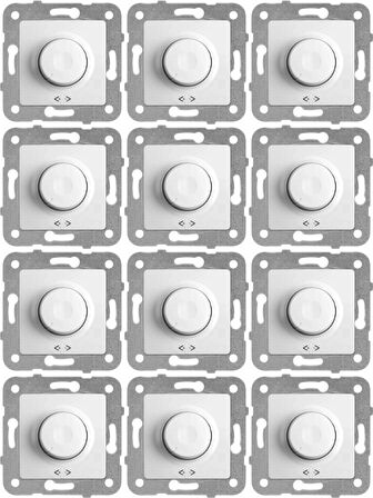 Viko Linnera Dimmer Beyaz (Çerçeve Dahil) 90440047 (12 Adet)