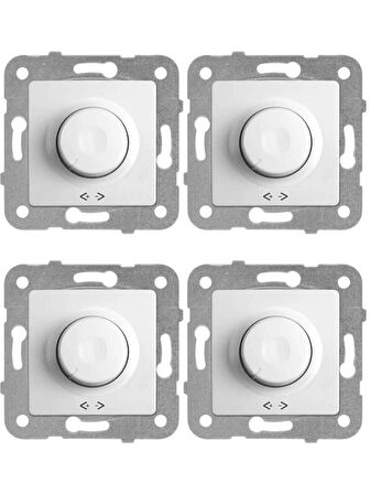 Viko Linnera Dimmer Beyaz (Çerçeve Dahil) 90440047 (4 Adet)
