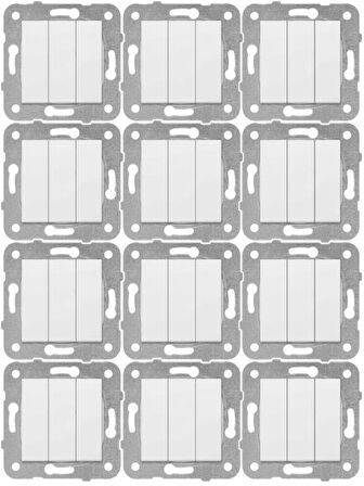 Viko Karre Üçlü Anahtar Beyaz (Çerçeve Dahil) 90967068 (12 Adet)