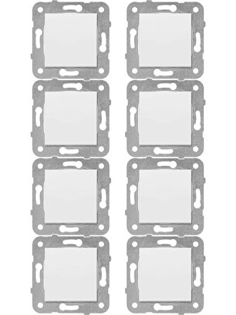 Viko Karre Anahtar Beyaz (Çerçeve Dahil) 90967001 (8 Adet)