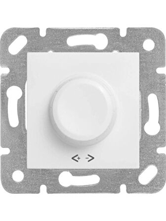 Viko Karre Rotatif Dimmer R 40-600W Beyaz (Çerçeve Dahil) 90967047