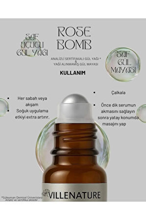2'li Set Rose Bomb Roller (Rose Damascena) 10 ML