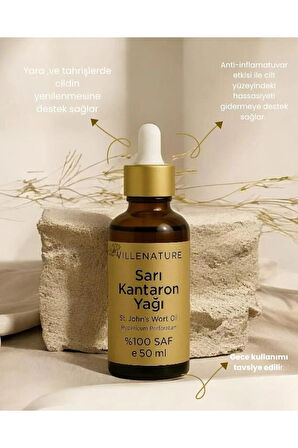 2'li Set Soğuk Sıkım Kantaron Yağı “St. John's Wort Oil” (Hypericum Perforatum) 50 ML