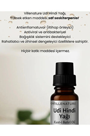 2'li Set Udi Hindi Yağı “Kust-i Bahri Oil” (Aquilaria Agallocha) 20 ML