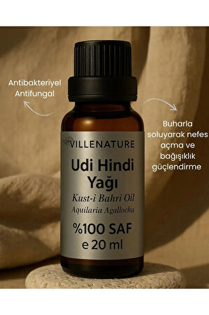 2'li Set Udi Hindi Yağı “Kust-i Bahri Oil” (Aquilaria Agallocha) 20 ML