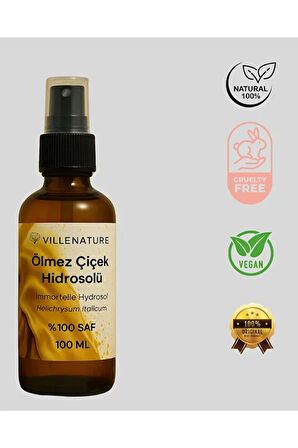 Villenature 2'li Set Ölmez Çiçek Hidrosolü “Immortelle Hydrosol” (Helichrysum Italicum) 100 ML