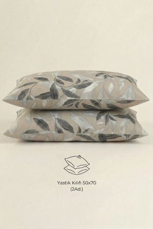 Violet 2'li Percale Yastık Kılıfı 50x70 Flaplı