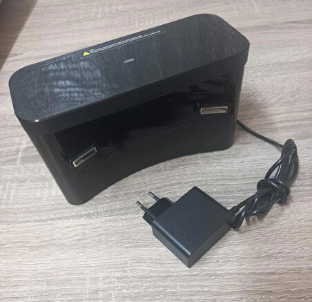 VİOMİ V5 SİYAH ROBOT SÜPÜRGE ŞARJ ÜNİTESİ - ŞARJ ALETİ TEŞHİR & OUTLET