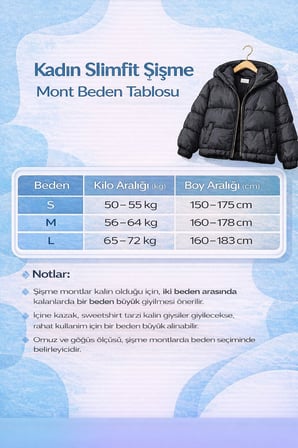 Prifaldi Kapüşonlu Rang Rover Slimfit SİYAH Şişme Mont