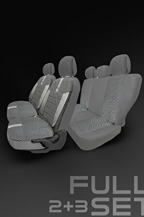 Bmw 3.16-3.18 Hr-sedan 1993-2000 Aracınıza Uyumlu Koltuk Kılıfı Vira Gri