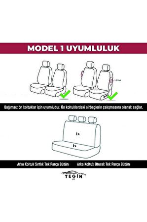 Bmw 3.2 Sedan 2015-2016 Aracınıza Uyumlu Koltuk Kılıfı Vira Mavi