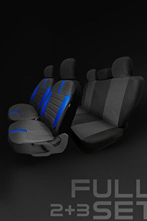 Seat Ibiza Hatchback 2009-2012 Aracınıza Uyumlu Koltuk Kılıfı Vira Mavi