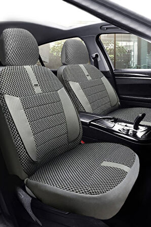 Hyundai Tucson Suv 2004-2009 Aracınıza Uyumlu Koltuk Kılıfı Vira Ticari Gri