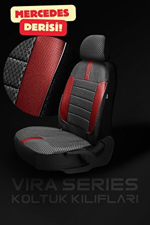 Fiat 500L Hachback 2013 Aracınıza Uyumlu Koltuk Kılıfı Ticari Siyah Krm