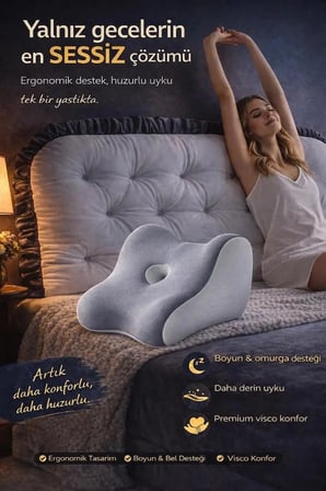 Yalnızlar Yastığı Premium Ergonomik Yakınlık Destek Yastığı, Çok Amaçlı Ortopedik Konfor Yastığı