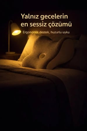 Yalnızlar Yastığı Premium Ergonomik Yakınlık Destek Yastığı, Çok Amaçlı Ortopedik Konfor Yastığı