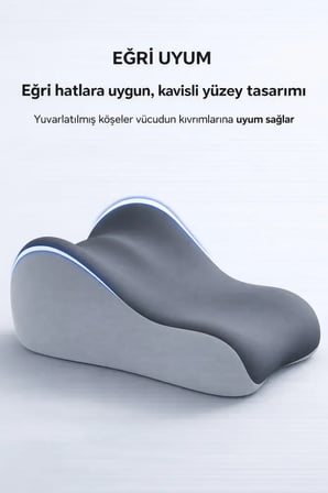Hamileler ve Çiftler İçin Kalça ve Bel Destek Minderi, Oturma ve Yatma İçin Ergonomik Köpük Yastık
